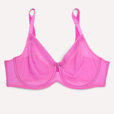 Sheer Mesh Unlined Bra