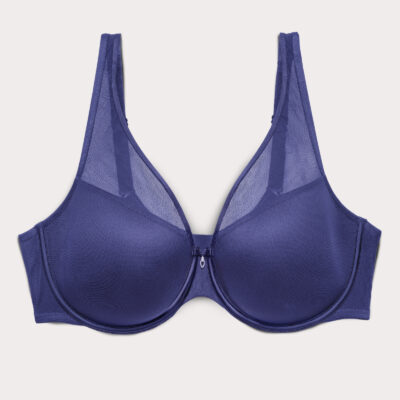 Sheer Mesh Plunge T-Shirt Bra