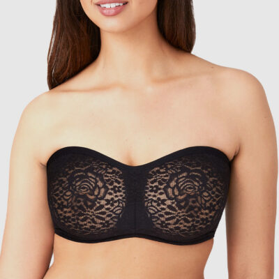 Halo Lace Strapless Underwire Bra