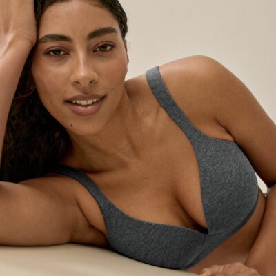 Naturana Wire-free soft cotton bra