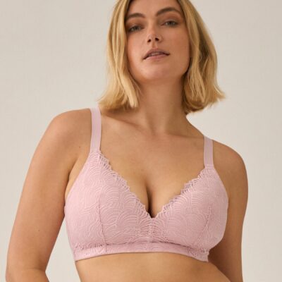 Naturana Soft Bra with Padding and Lace